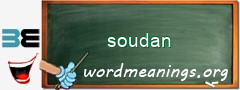 WordMeaning blackboard for soudan